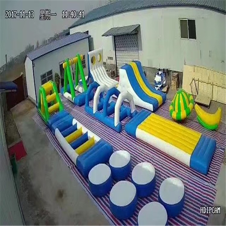 新兴移动水上乐园安装